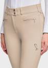 Pantalon Cassy Floral - Samshield - Taille haute, broderie Swarovski
