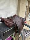 selle mixte time rider 17 marron neuve