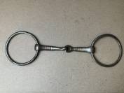 Mors snaffle simple brisure cuivre inutilisable T.125