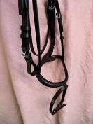 Ensemble bridon demi rond + r&ecirc;nes lisses T. Poney havan