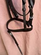 Ensemble bridon demi rond + r&ecirc;nes lisses T. Poney havan