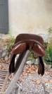Selle Ronzon 17,5&rdquo; en cuir marron Obstacle / CSO