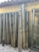 &Agrave; vendre lot complet de cl&ocirc;ture en bois et rubans elect
