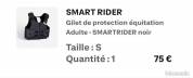 Gilet de protection &eacute;quitation SMART RIDER