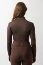 Polo zipp&eacute; Lieke - BR - Tissu stretch technique