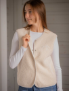 Veste sans manches Charline teddy - P&eacute;n&eacute;lope Collection - Polaire douce
