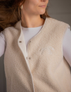Veste sans manches Charline teddy - P&eacute;n&eacute;lope Collection - Polaire douce