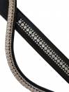 Ceinture en cuir &agrave; strass - La Cavalerie - Cuir v&eacute;ritable