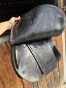 Selle Forestier S&eacute;oul Doubl&eacute;e Veau 17,5