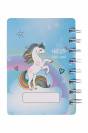 Carnet Licorne 3D - HKM - Reliure spirale, 60 pages