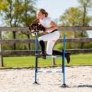 Set Saut d'Obstacle pour Hobby Horse - QHP - Hauteur r&eacute;glable jusqu'&agrave; 112 cm