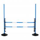 Set Saut d'Obstacle pour Hobby Horse - QHP - Hauteur r&eacute;glable jusqu'&agrave; 112 cm