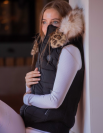 Bombers r&eacute;versible Leoroge sans manches - PENELOPE COLLECTION