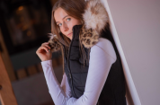 Bombers r&eacute;versible Leoroge sans manches - PENELOPE COLLECTION