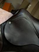 Selle Antar&egrave;s Confort obstacle / mixte Havane Т.17P Ann
