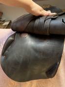 Selle Antar&egrave;s Confort obstacle / mixte Havane Т.17P Ann