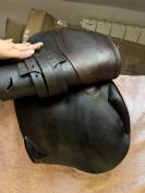 Selle Antar&egrave;s Confort obstacle / mixte Havane Т.17P Ann