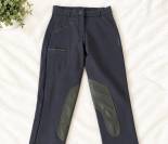 Pantalon d&rsquo;&eacute;quitation femme noir et bleu marine