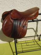 Selle Obstacle Butet Doubl&eacute;e Veau 17'5