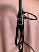 Bridon fin / course T.Cheval havane blanc