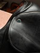Selle Stubben Romanus mixte obstacle bi-color noir / fe