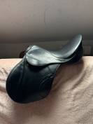 Selle Stubben Romanus mixte obstacle bi-color noir / fe