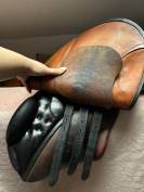 Selle Stubben Romanus mixte obstacle bi-color noir / fe