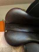 Selle Antar&egrave;s Confort obstacle / mixte Havane Т.17P Ann
