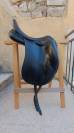 Selle de dressage Child&eacute;ric 17.5" noire