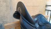 Selle de dressage Child&eacute;ric 17.5" noire