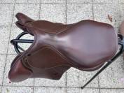 Selle mixte Time Rider (2025) &ndash; Cuir Havane 16.5&nbsp; 