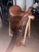 Selle cathare grand confort randonn&eacute;e Cheval Paradis 