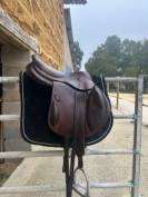 Selle Bockelo - Forestier Sellier 17"