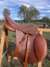 Selle en cuir fouilloux 17 pouces