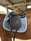 Selle dressage noir Antar&egrave;s cadence 17,5