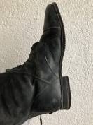 bottes noire cuir véritable italien pointure 40