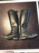 bottes noire cuir véritable italien pointure 40