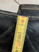 bottes noire cuir véritable italien pointure 40