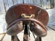 Selle norton maron taille 17