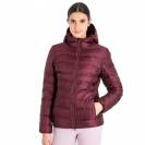 Doudoune Equiline Bordeaux en duvet d'oie