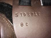 Selle Stubben CSO modèle "Edelweiss" 17,5