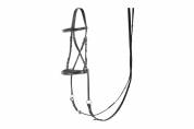 Bridon en cuir Bitless
