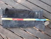 Mini chaps noires en cuir T3