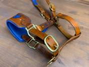 Cabezada de cuero anatómico Corazón Lazypony 