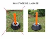 Base de chandelier seule pour obstacle Barnotti