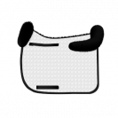 Chabraque dressage avec rebords personnalisable - Mattes