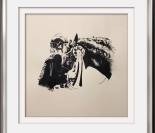 Tableaux de chevaux, poneys, ânes , chien 