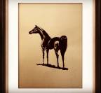 Tableaux de chevaux, poneys, ânes , chien 