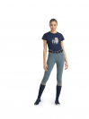 Team Shirt Anniversary Femme Bleu - Horse Pilot