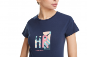 Team Shirt Anniversary Femme Bleu - Horse Pilot